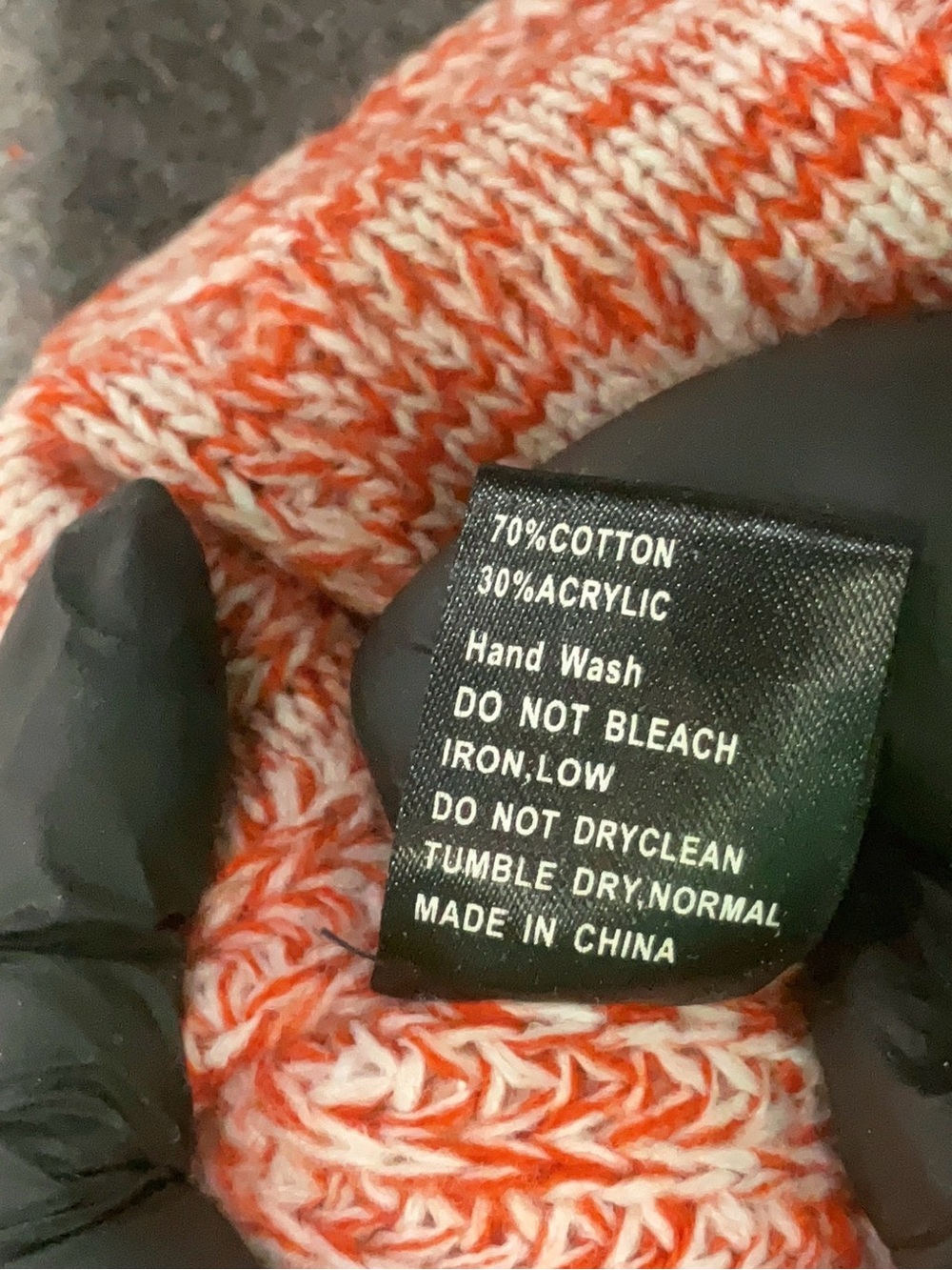 POL Oversized Creamsicle Knit Sweater - Picture 8 of 8